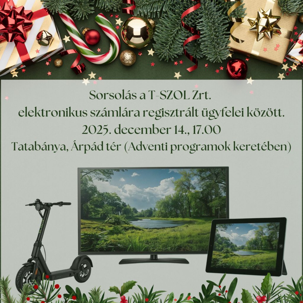 T-Szol e-számla nyereményjáték sorsolás