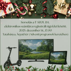 T-Szol e-számla nyereményjáték sorsolás